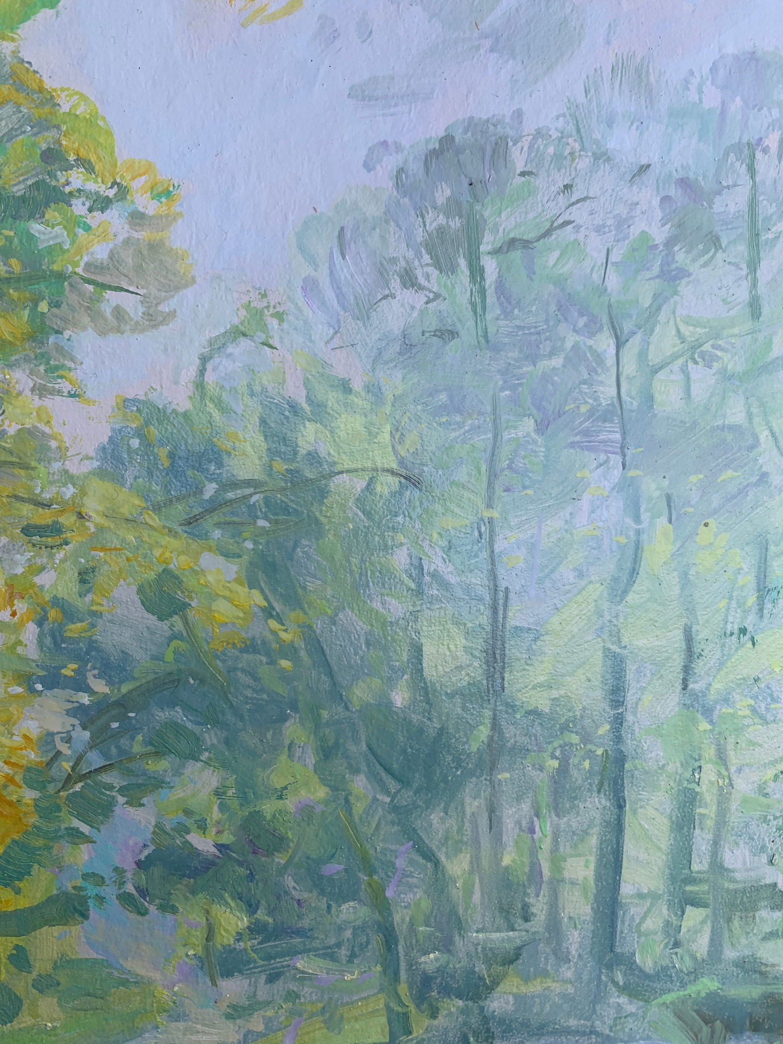 Oil painting Morning in the forest Oleksandr Oleksandrovich Nazarenko - 8