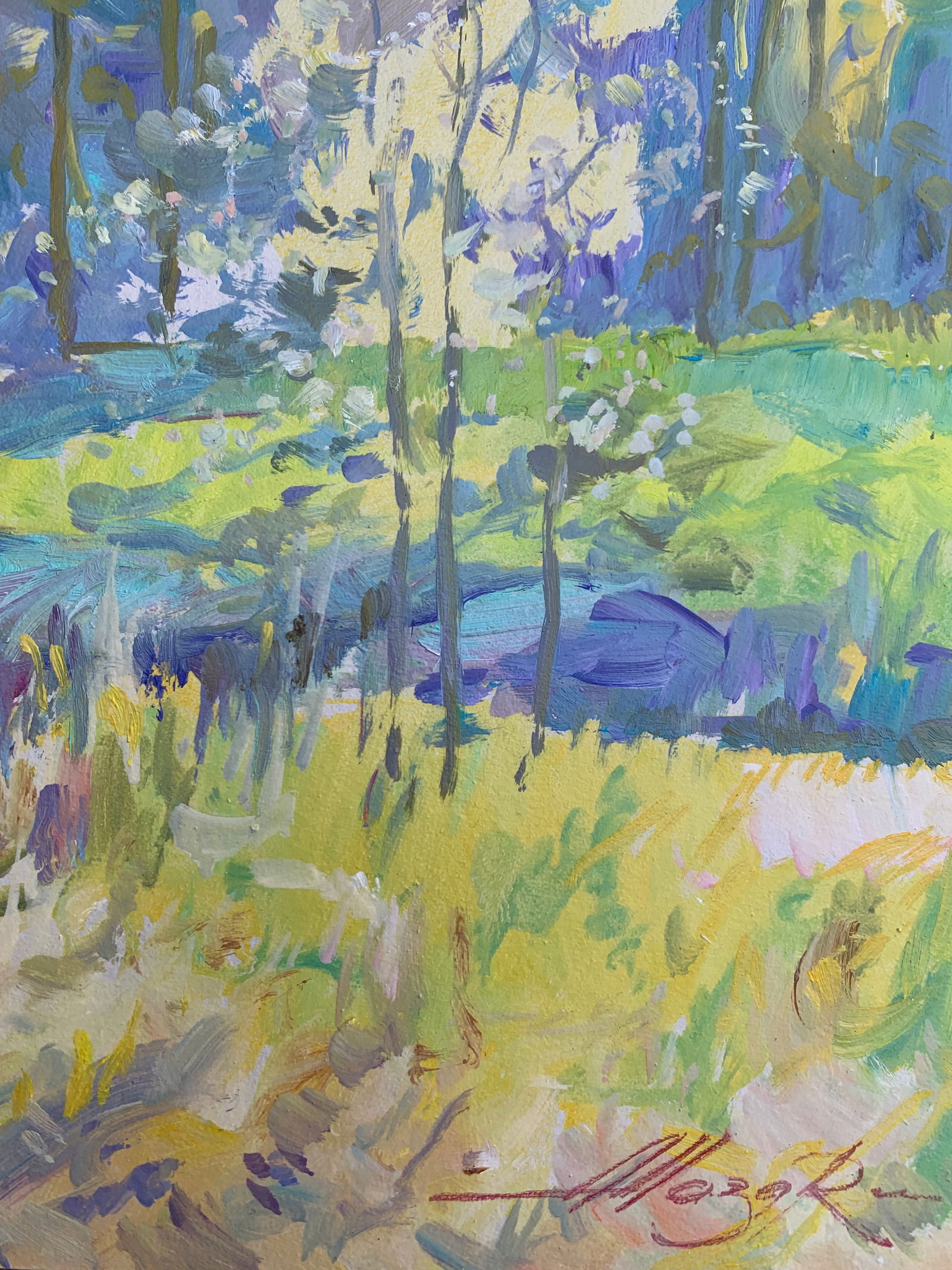 Oil painting Warm day Oleksandr Oleksandrovich Nazarenko - 10