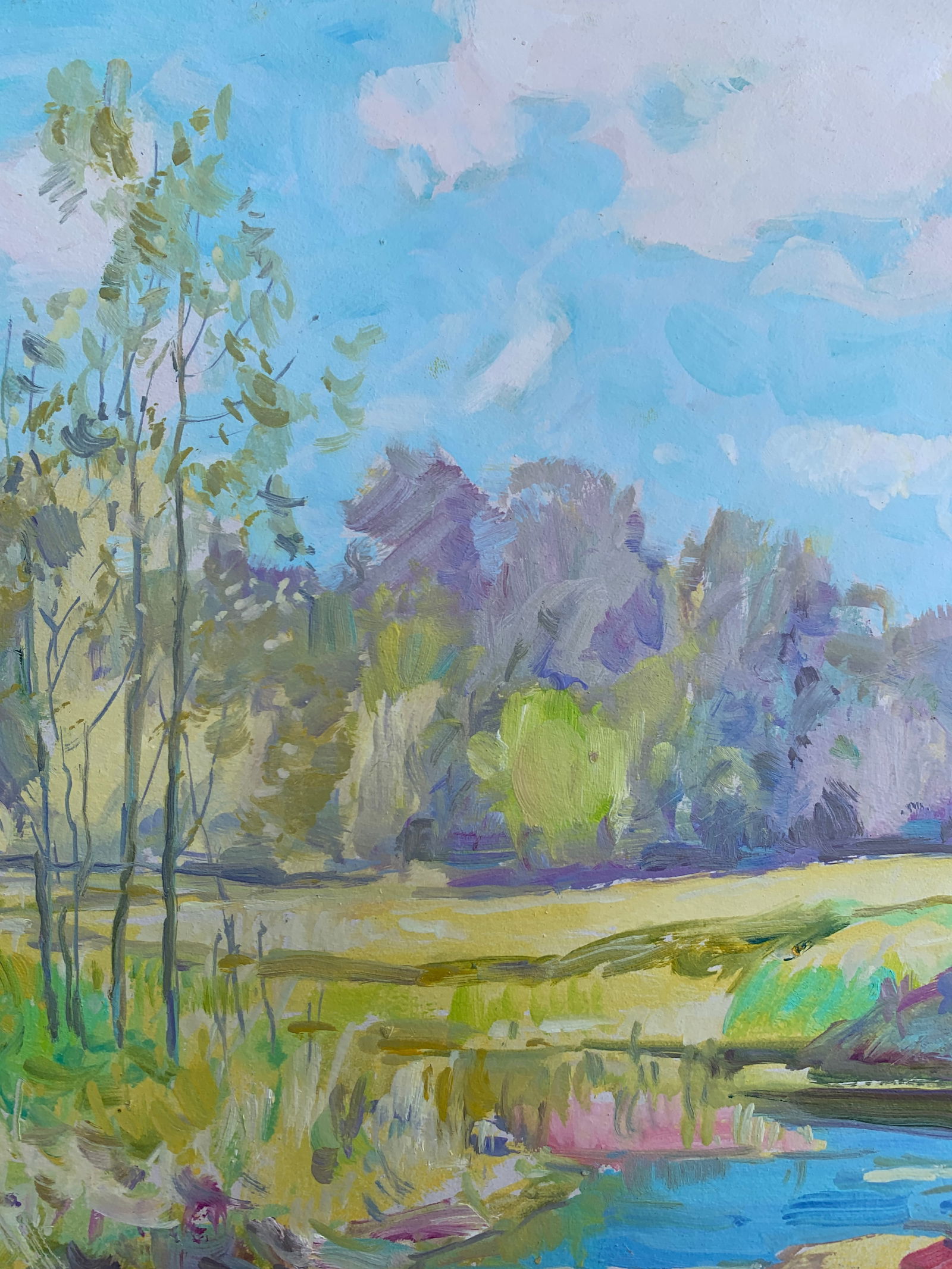 Oil painting Warm day Oleksandr Oleksandrovich Nazarenko - 3