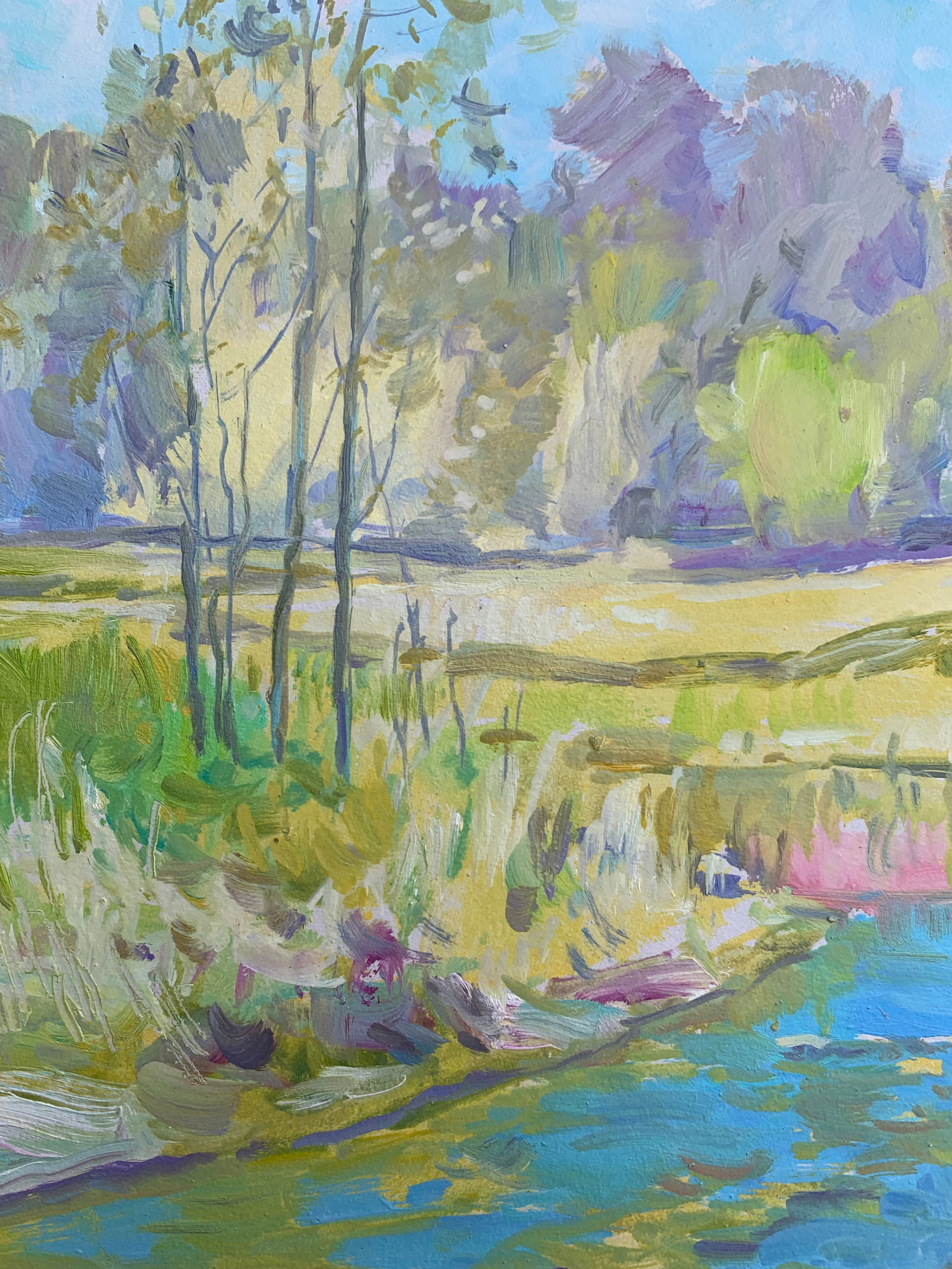 Oil painting Warm day Oleksandr Oleksandrovich Nazarenko - 4