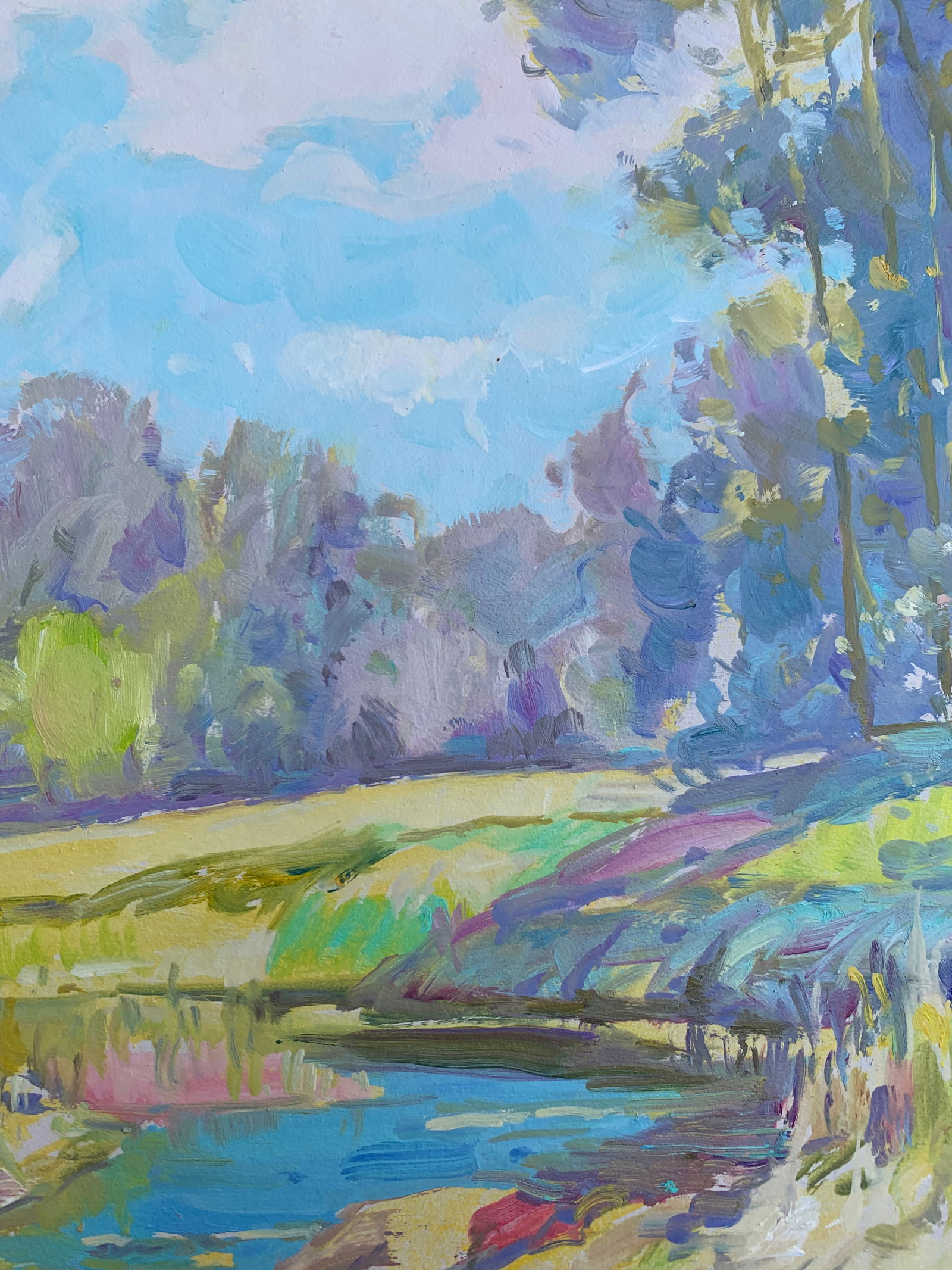 Oil painting Warm day Oleksandr Oleksandrovich Nazarenko - 5