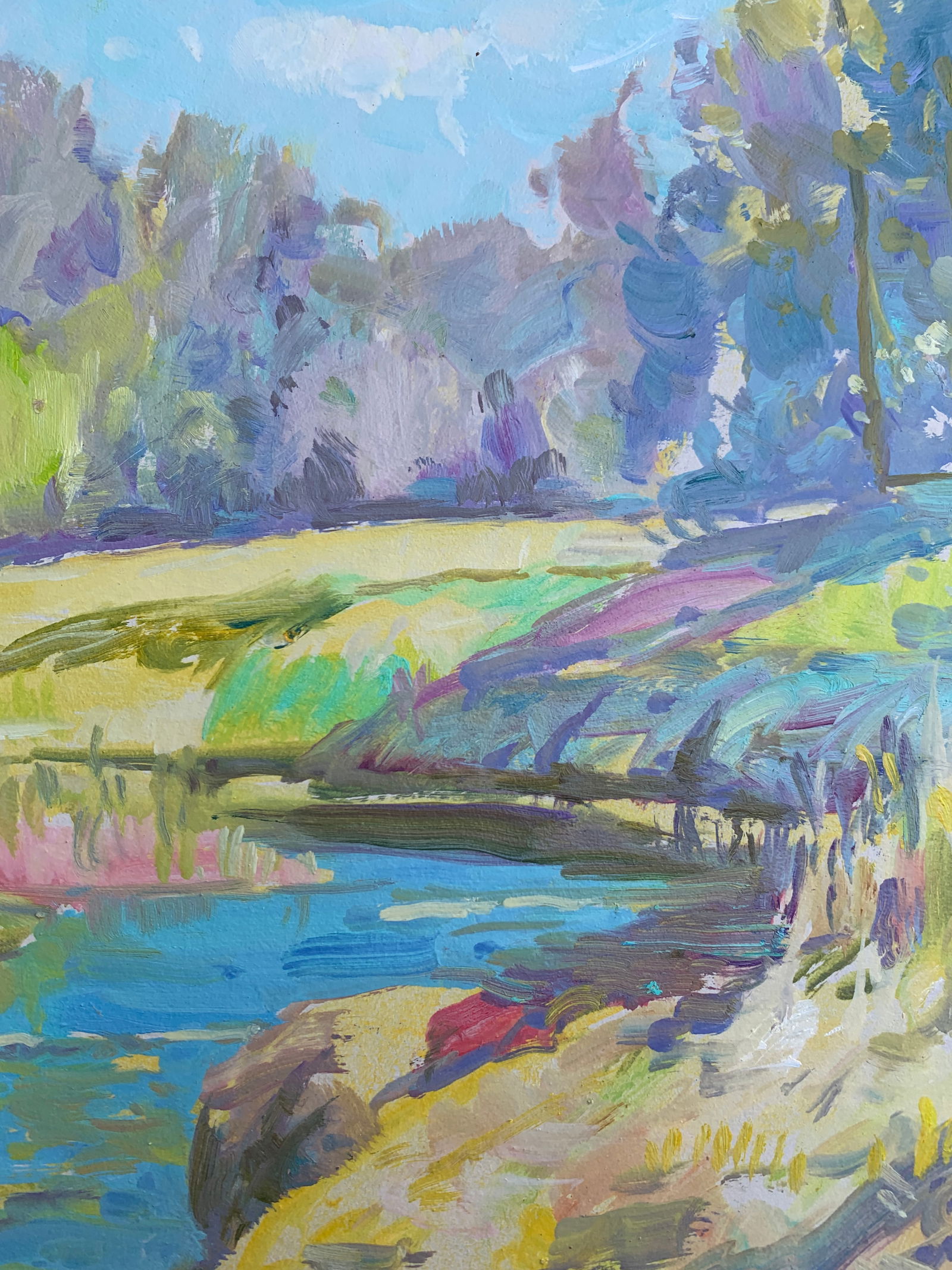 Oil painting Warm day Oleksandr Oleksandrovich Nazarenko - 6