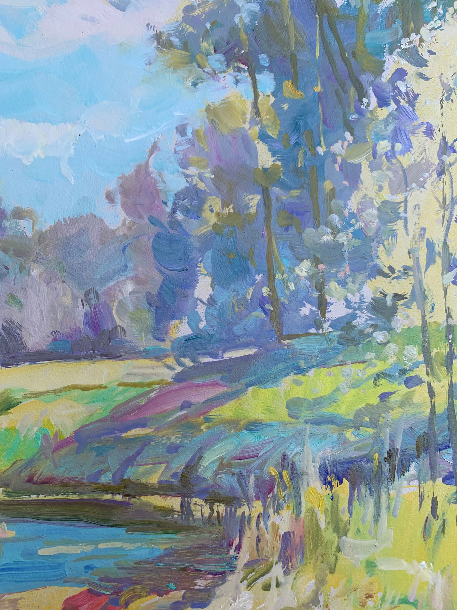 Oil painting Warm day Oleksandr Oleksandrovich Nazarenko - 7