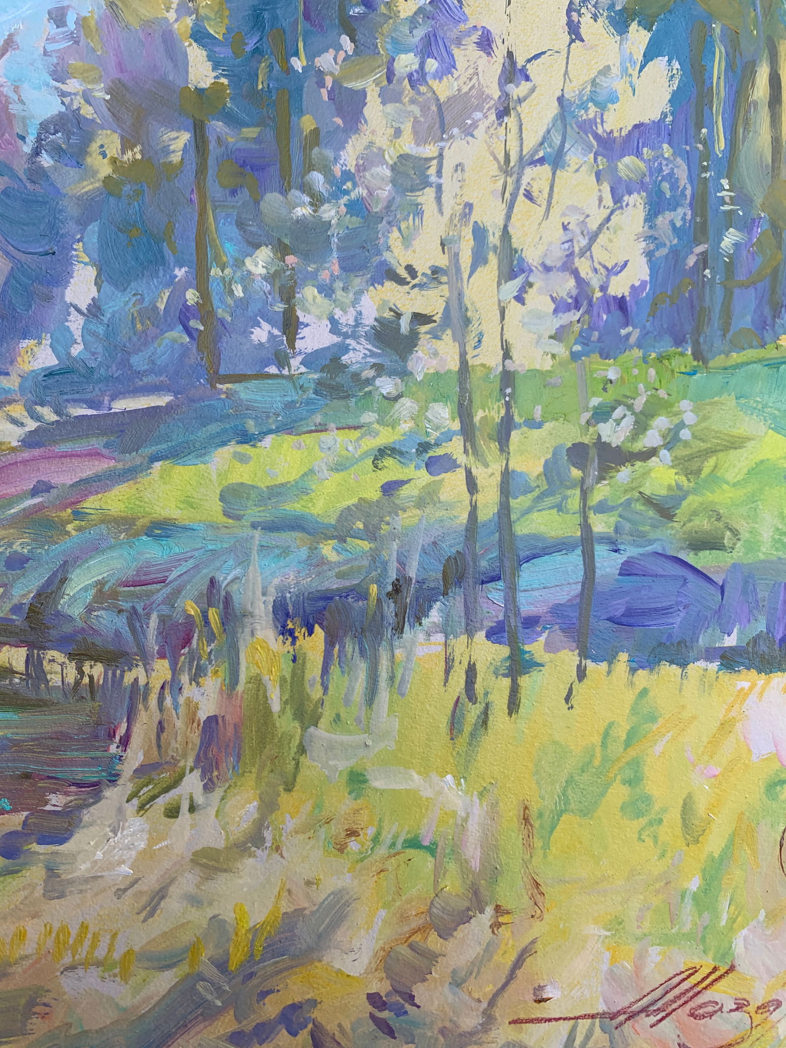 Oil painting Warm day Oleksandr Oleksandrovich Nazarenko - 9