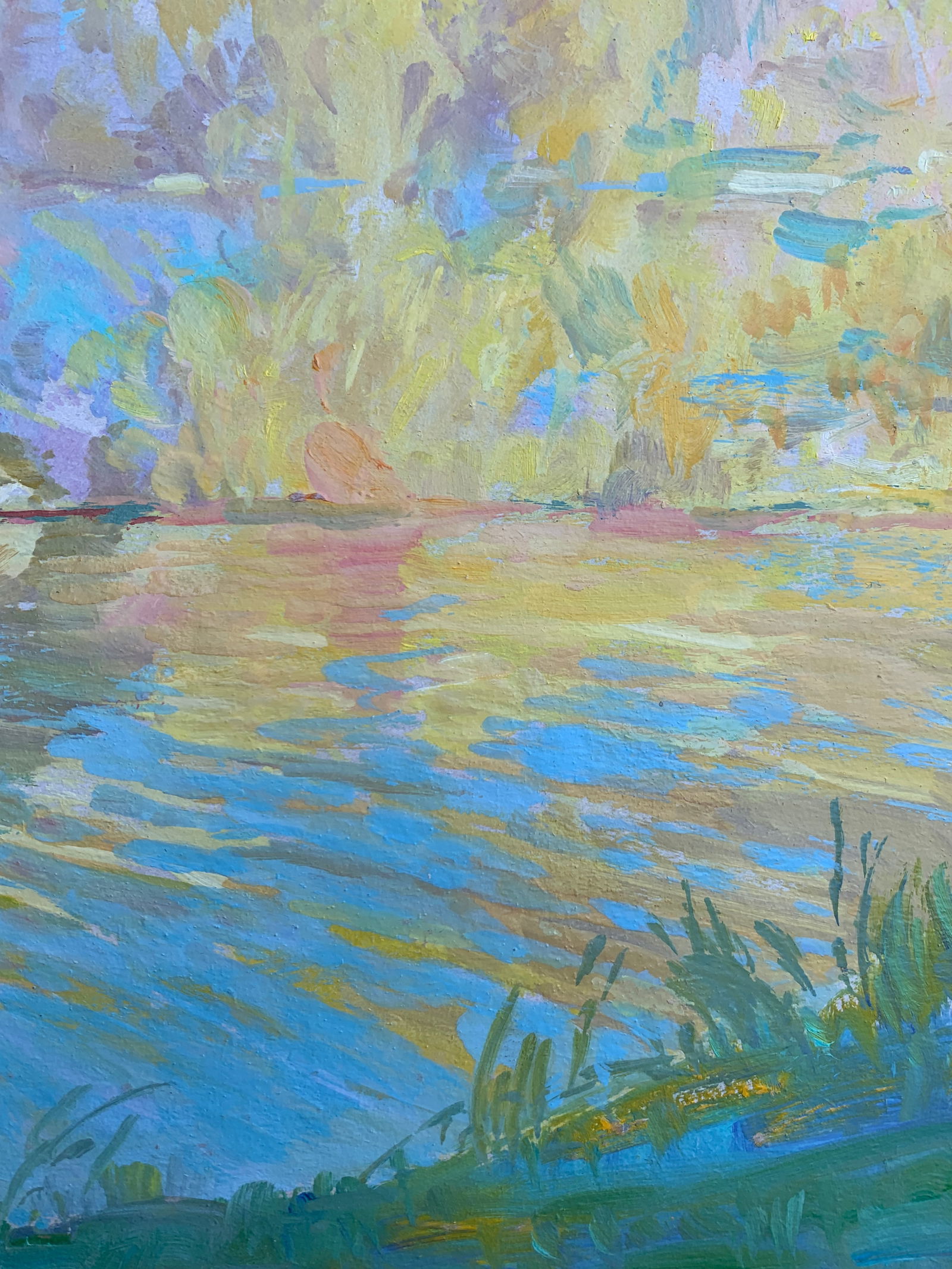 Oil painting At a lake Oleksandr Oleksandrovich Nazarenko - 11