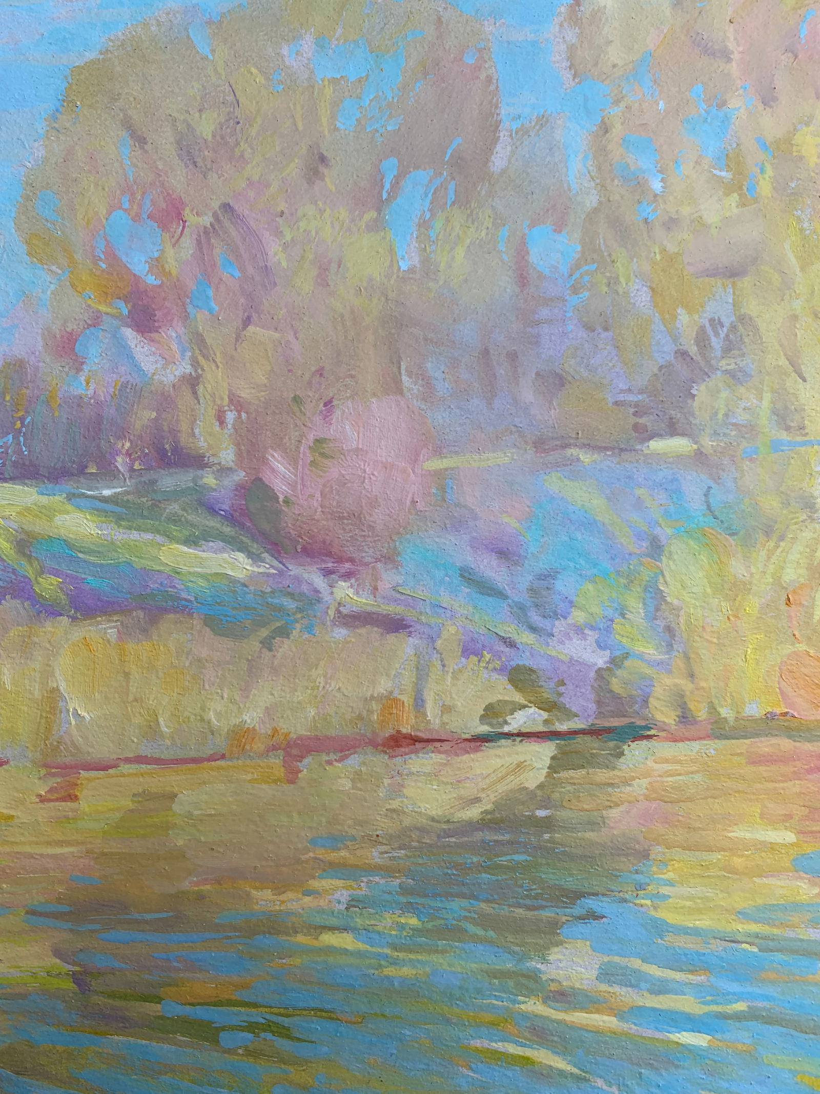 Oil painting At a lake Oleksandr Oleksandrovich Nazarenko - 6