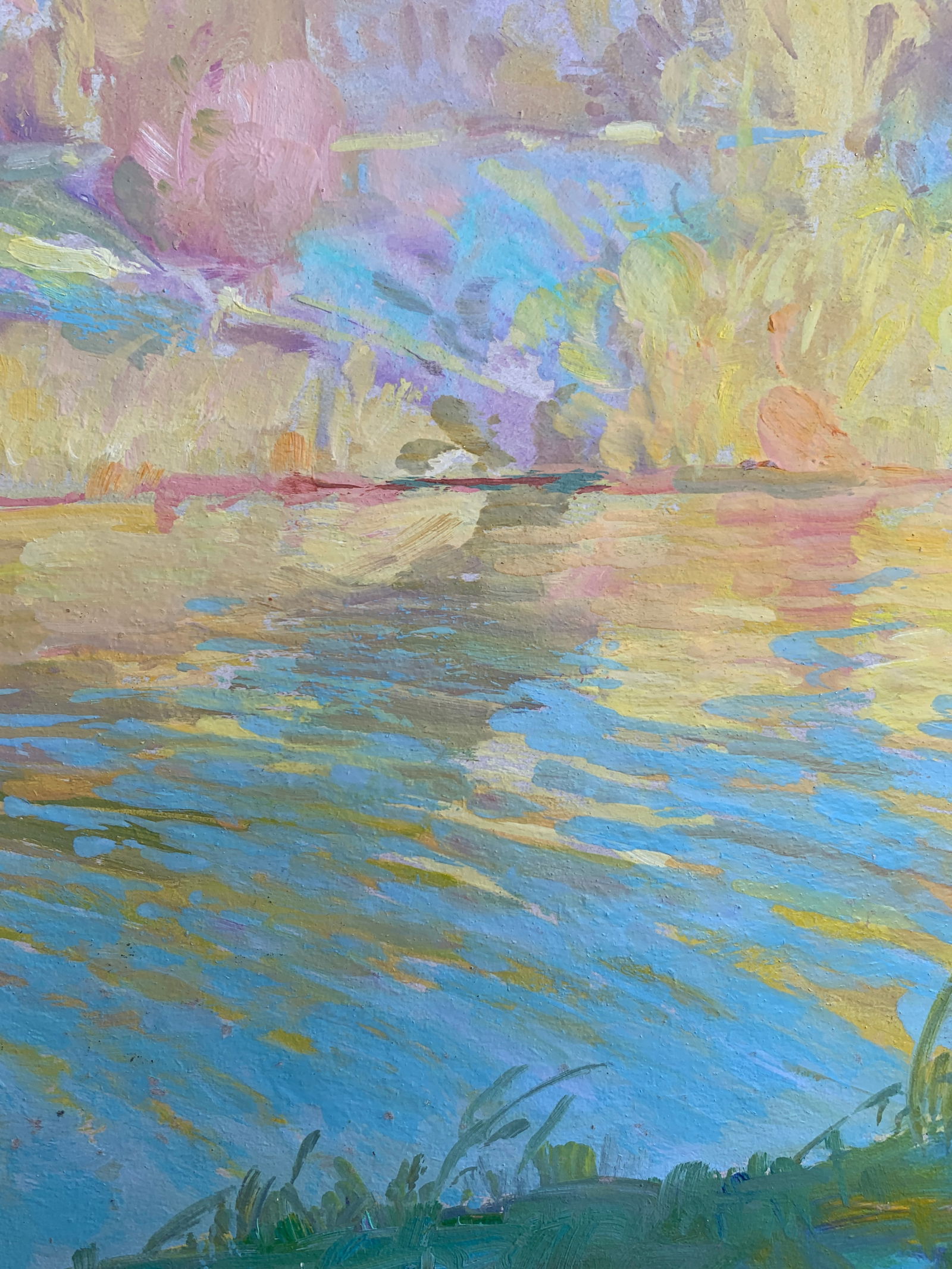 Oil painting At a lake Oleksandr Oleksandrovich Nazarenko - 7