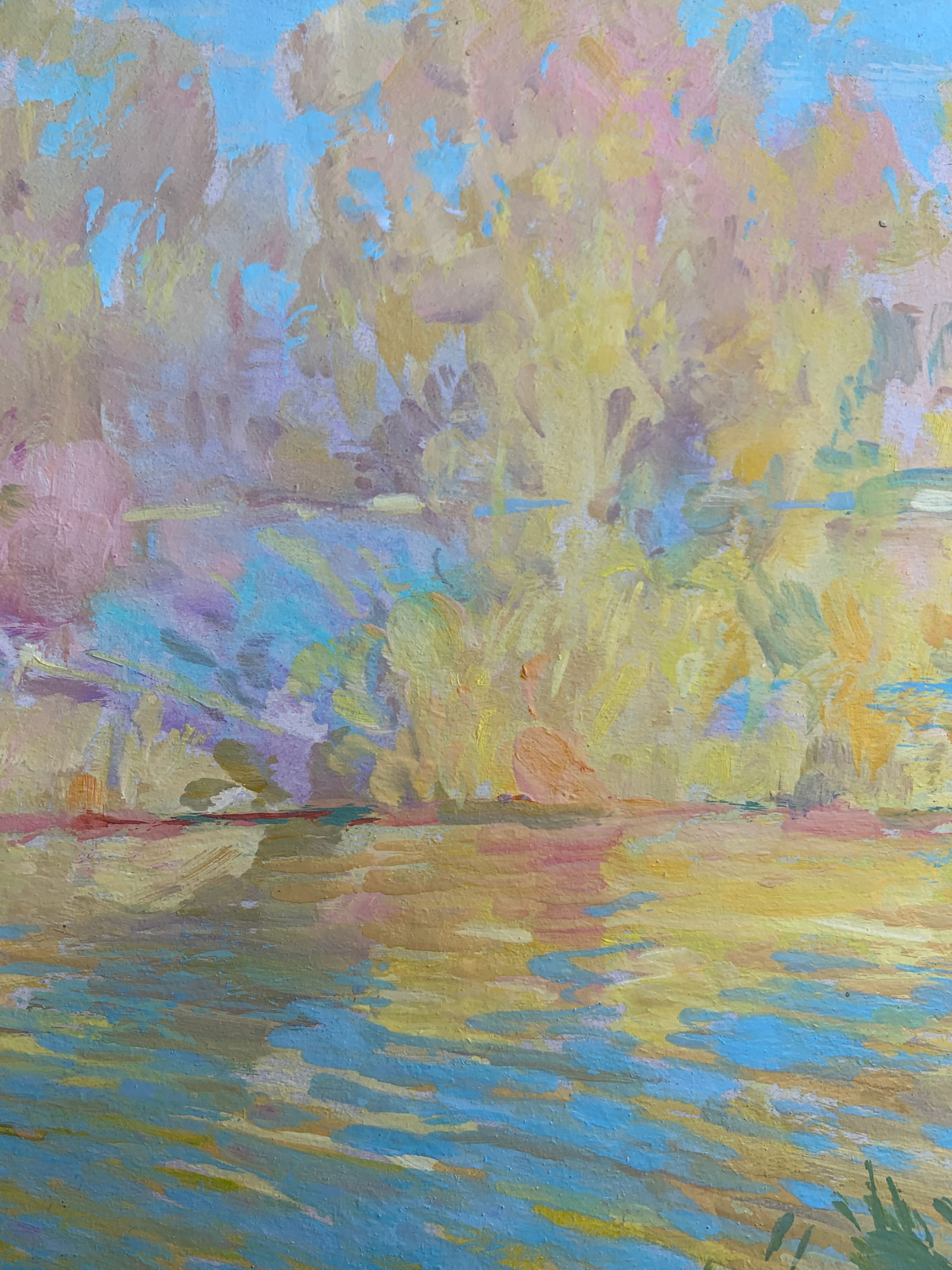 Oil painting At a lake Oleksandr Oleksandrovich Nazarenko - 8