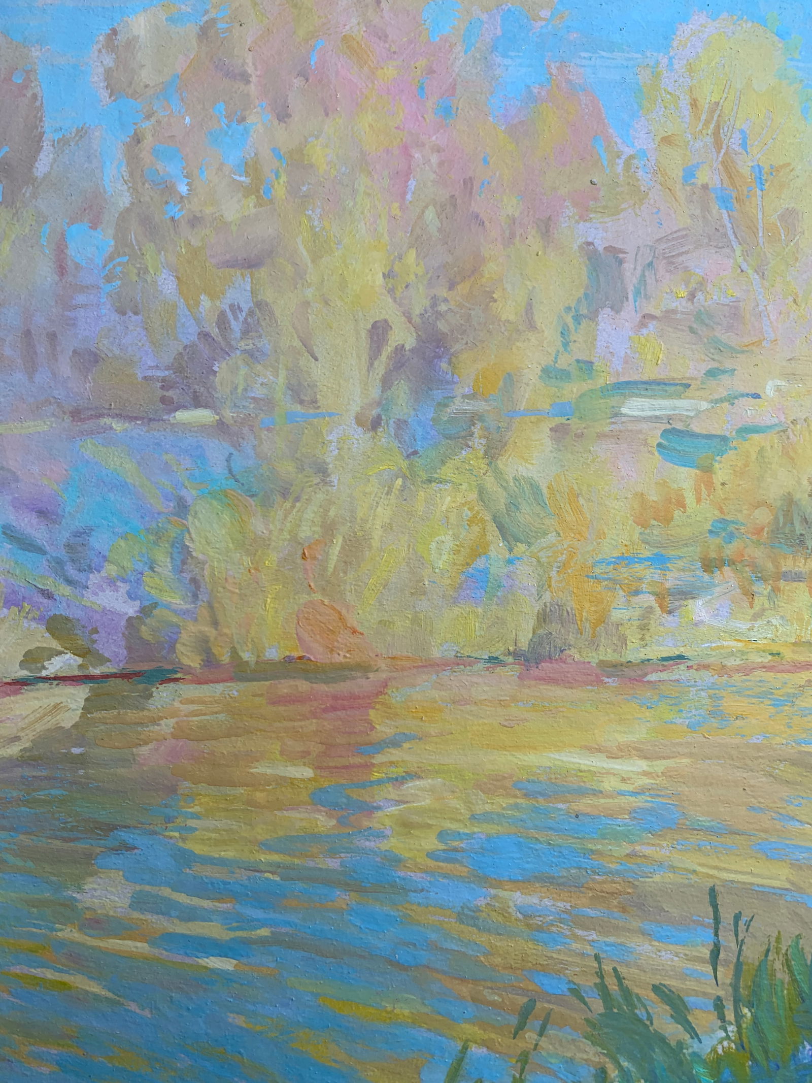 Oil painting At a lake Oleksandr Oleksandrovich Nazarenko - 9