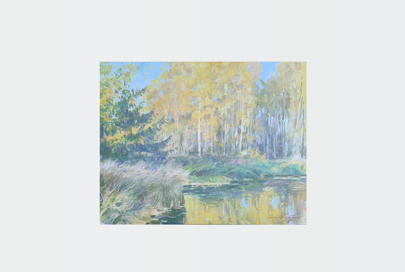 Oil painting Autumn Oleksandr Oleksandrovich Nazarenko - 2