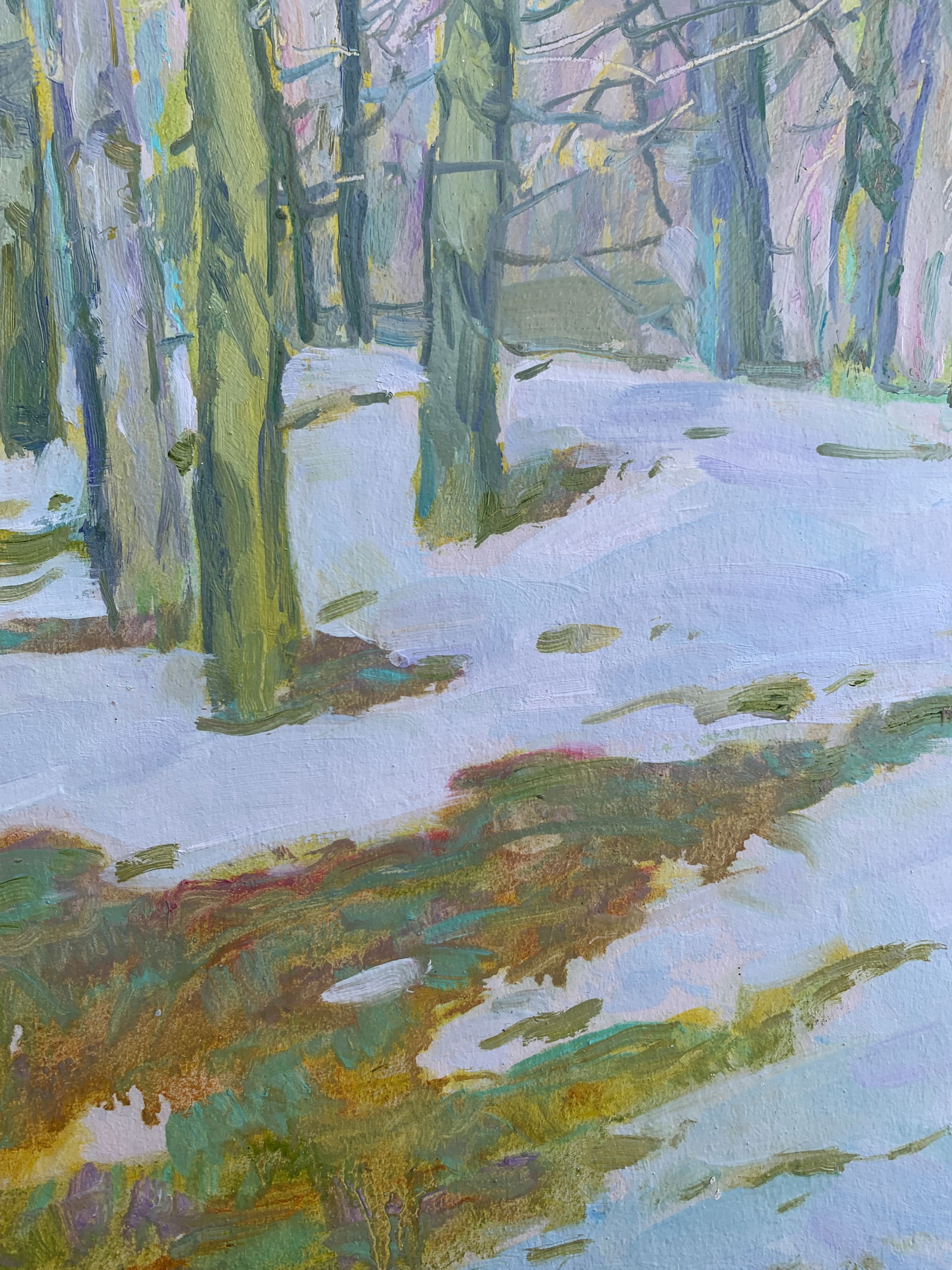 Oil painting Winter Oleksandr Oleksandrovich Nazarenko - 4