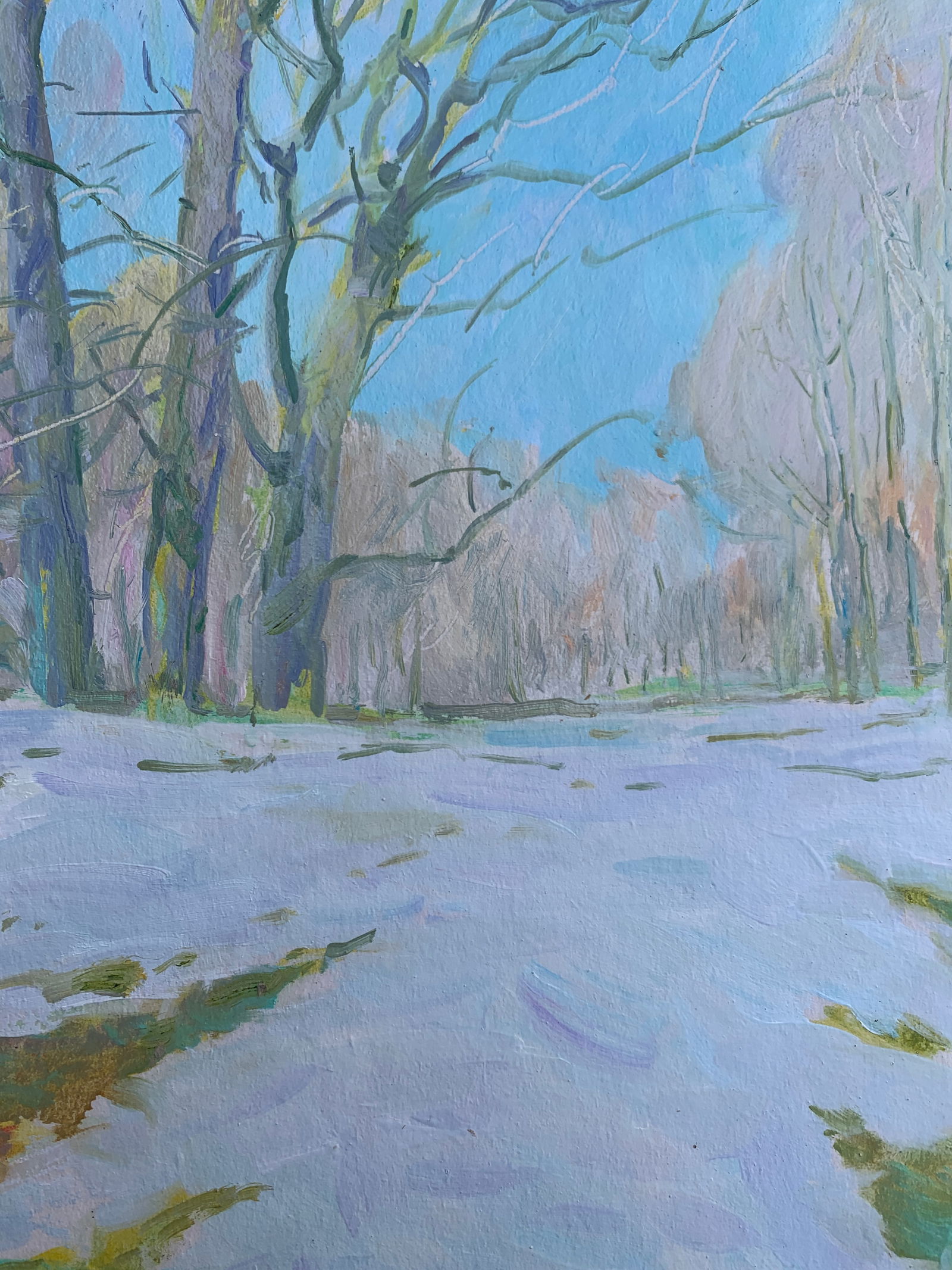 Oil painting Winter Oleksandr Oleksandrovich Nazarenko - 5