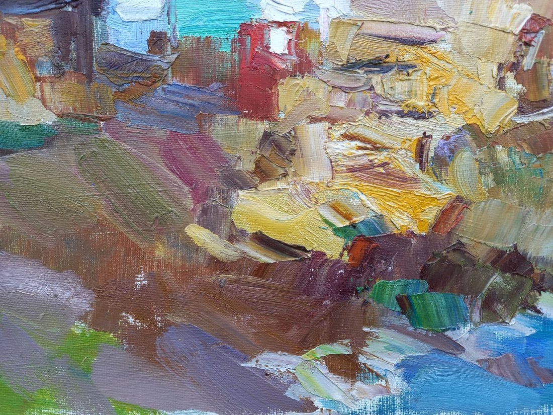 Oil painting Synevyr etude Alex Ditriev - 2