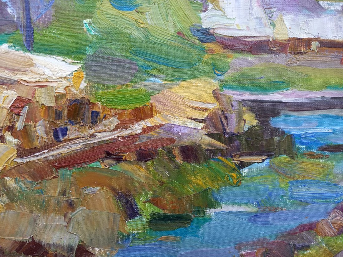 Oil painting Synevyr etude Alex Ditriev - 5