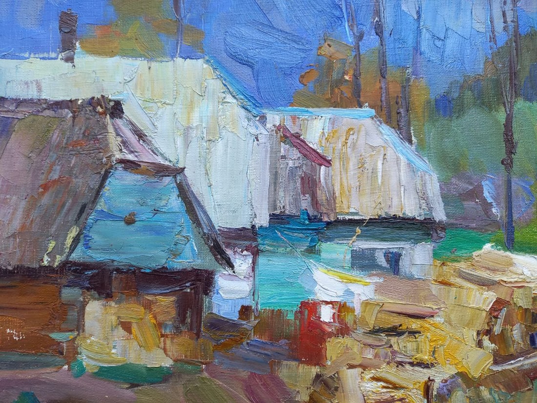 Oil painting Synevyr etude Alex Ditriev - 7