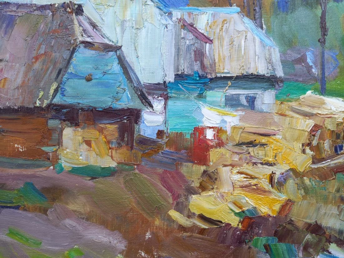 Oil painting Synevyr etude Alex Ditriev - 8