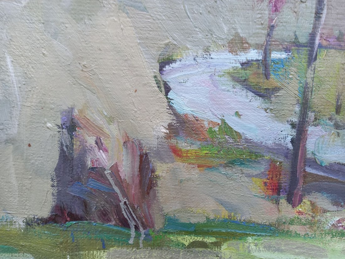 Oil painting On the slope Alex Ditriev - 5