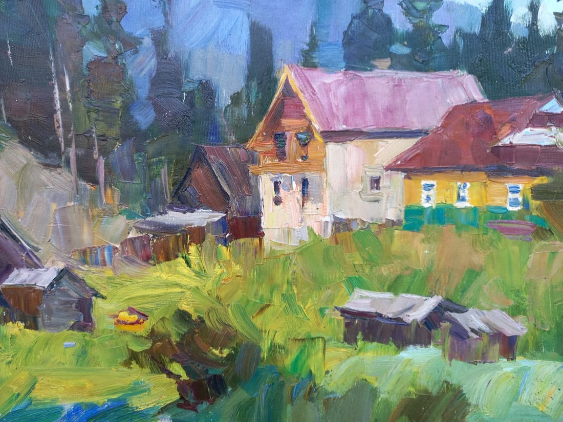 Oil painting Near Bukovel Alex Ditriev - 7