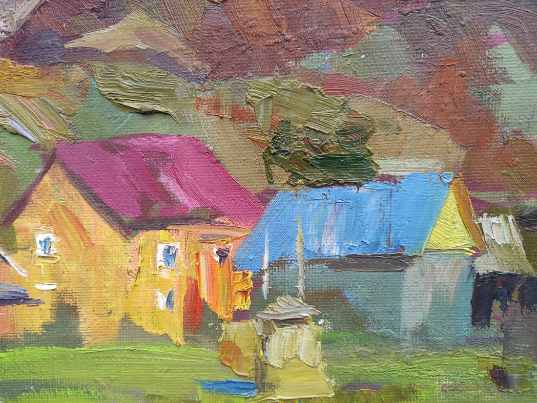 Oil painting Bukovel Alex Ditriev - 3