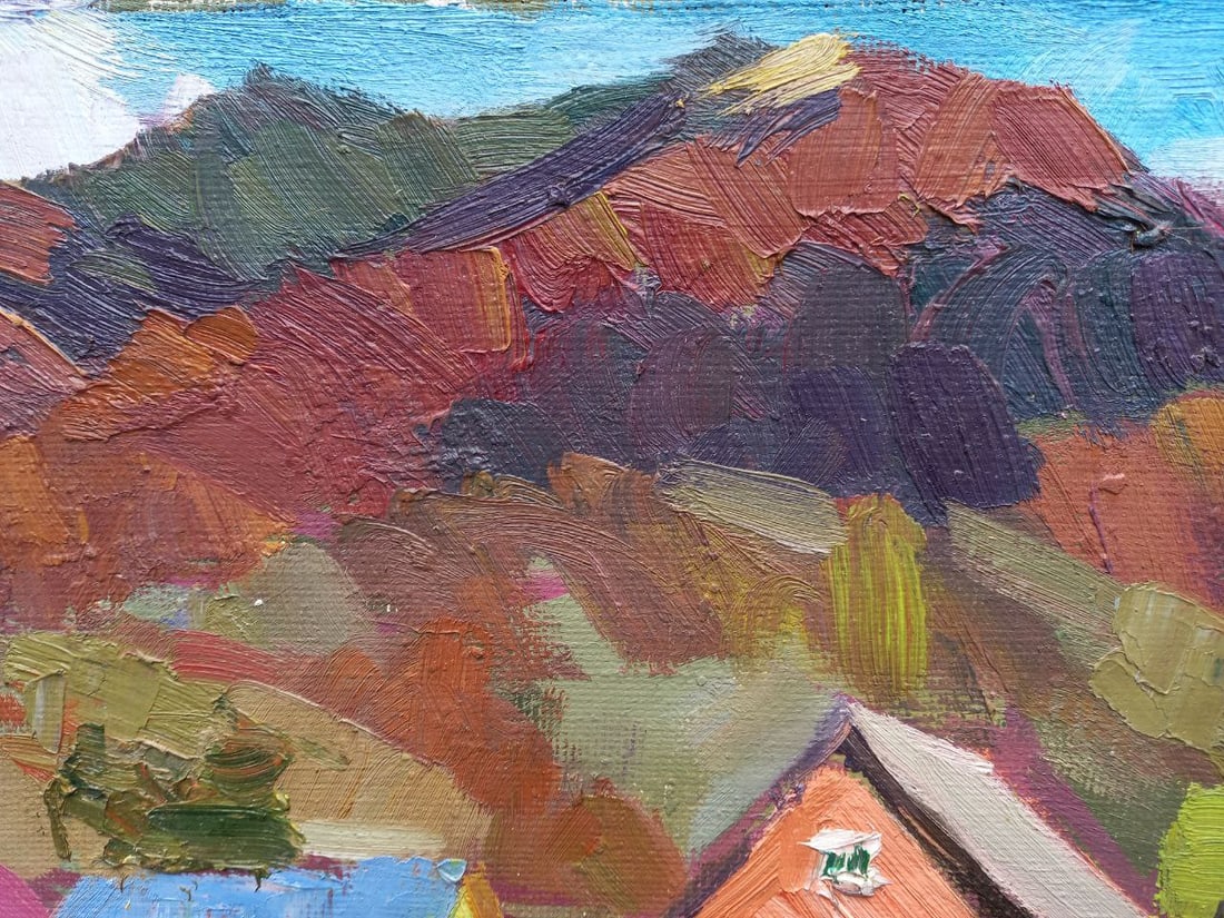 Oil painting Bukovel Alex Ditriev - 5