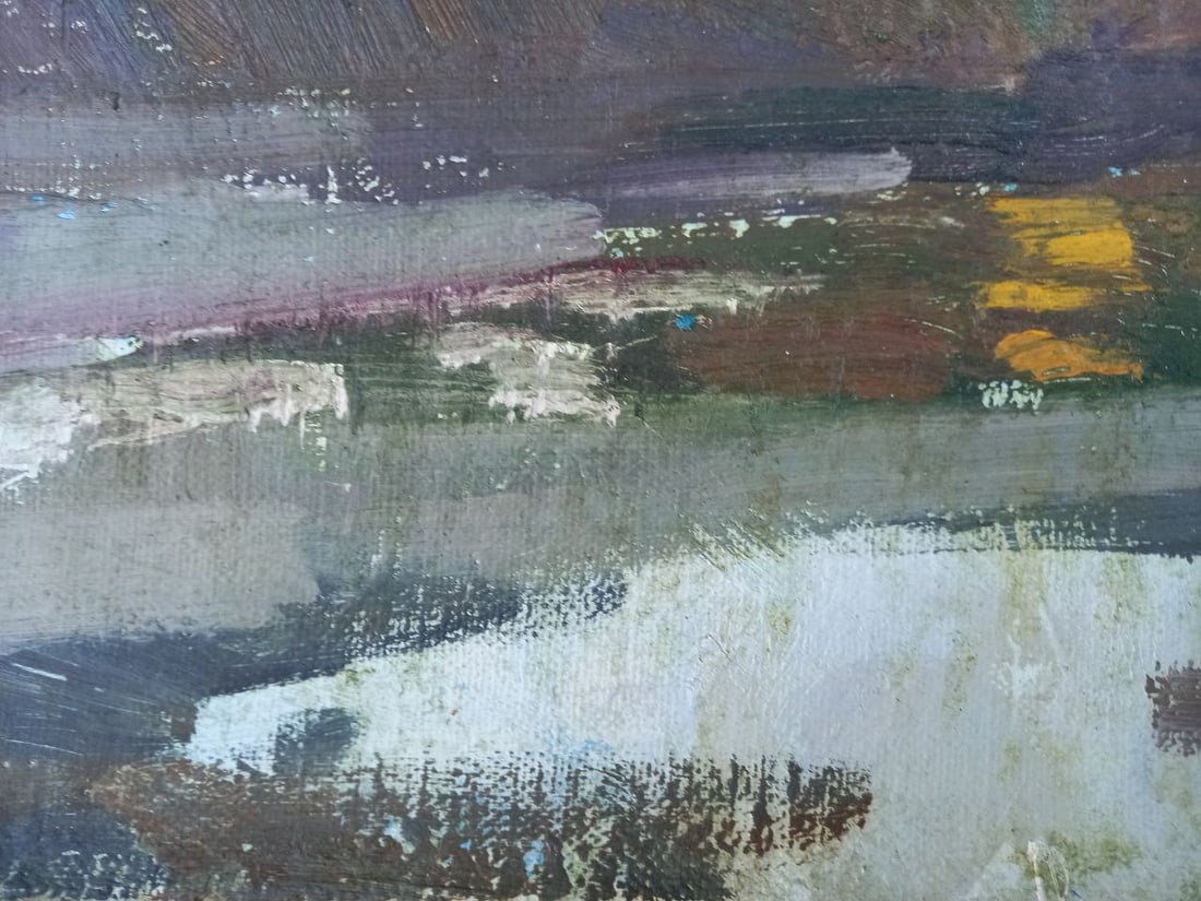 Oil painting Mountain village Alex Ditriev - 6