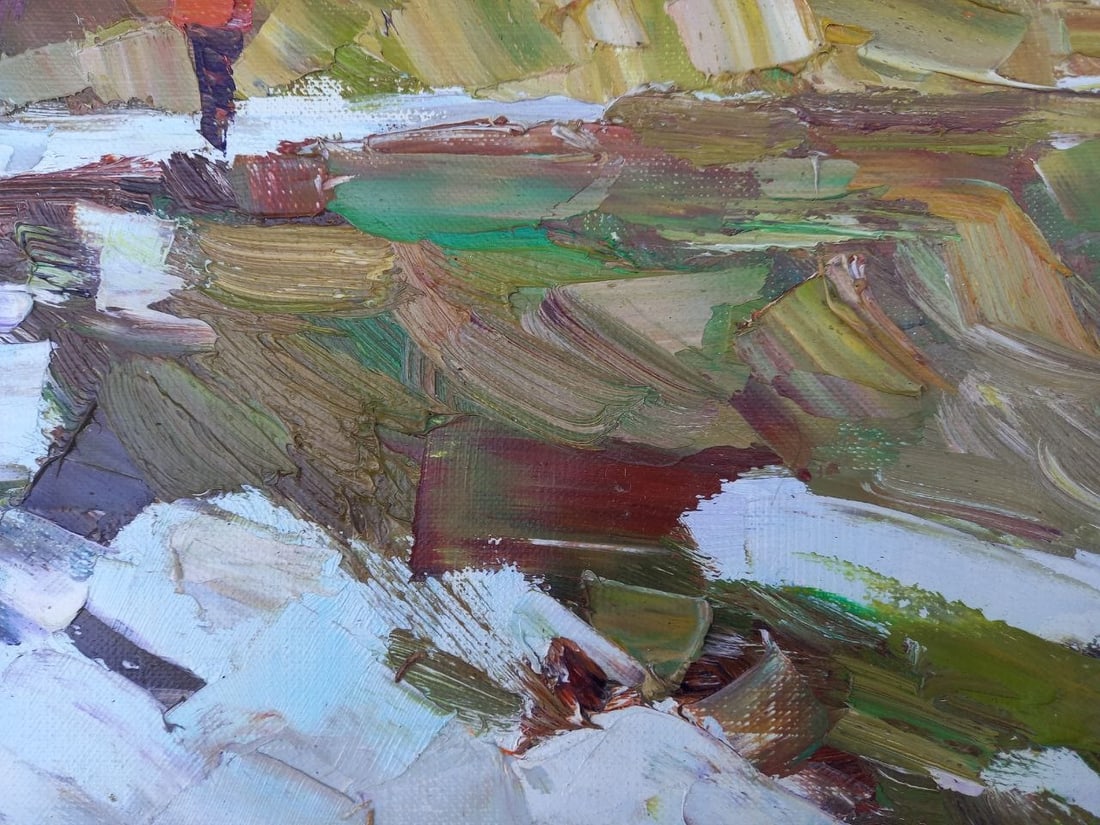 Oil painting March Alex Ditriev - 2