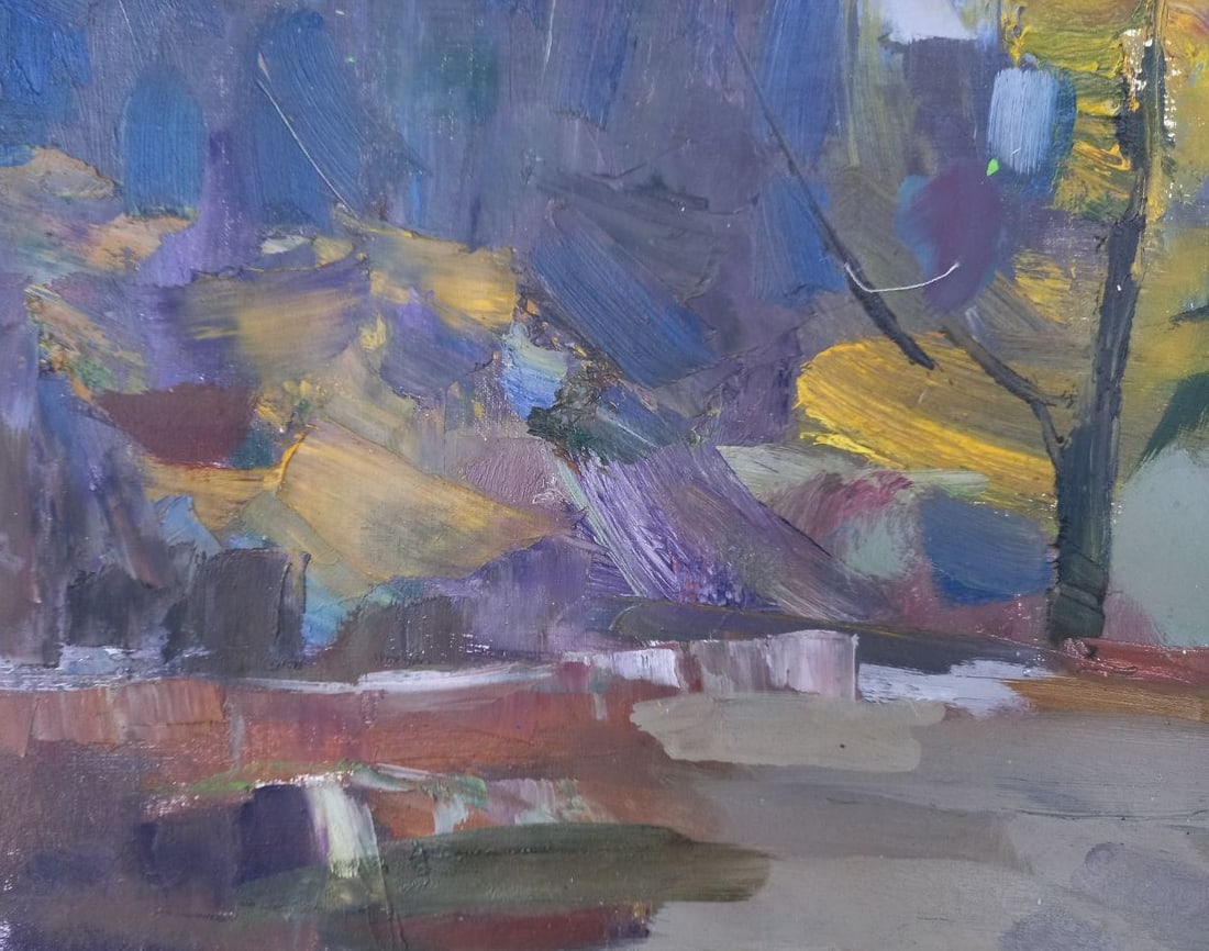 Oil painting On Synevyr Alex Ditriev - 2