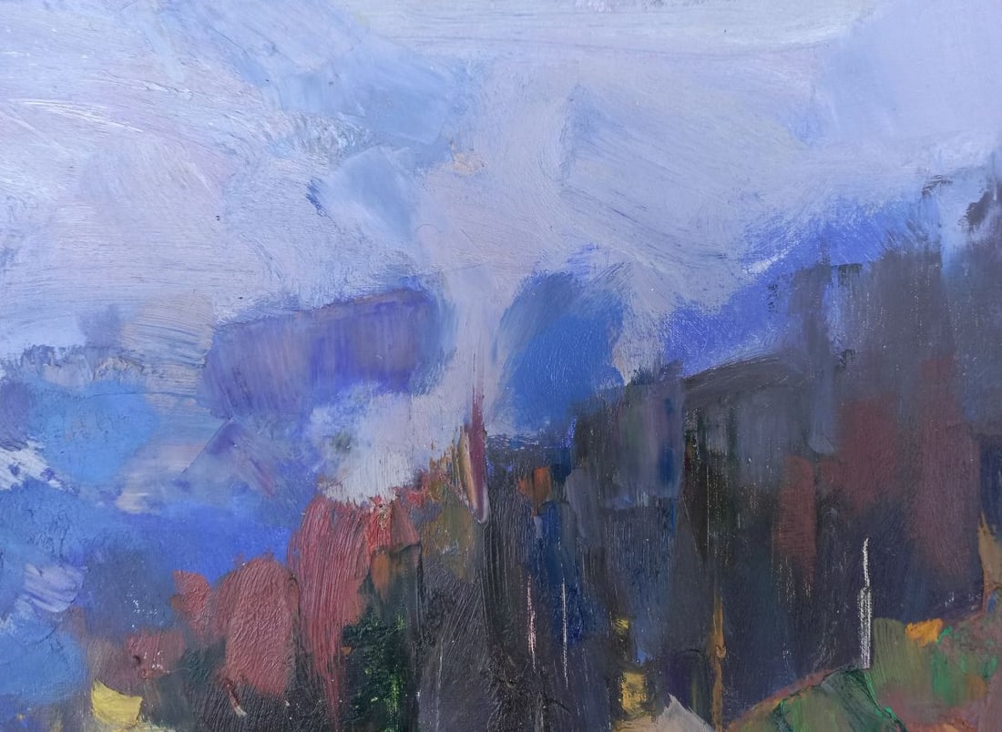 Oil painting On Synevyr Alex Ditriev - 3