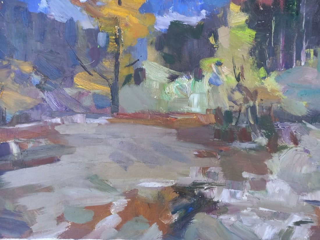 Oil painting On Synevyr Alex Ditriev - 7