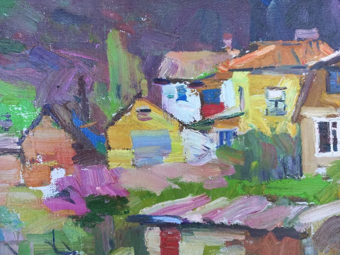 Oil painting Surrounded by mountains Alex Ditriev - 5