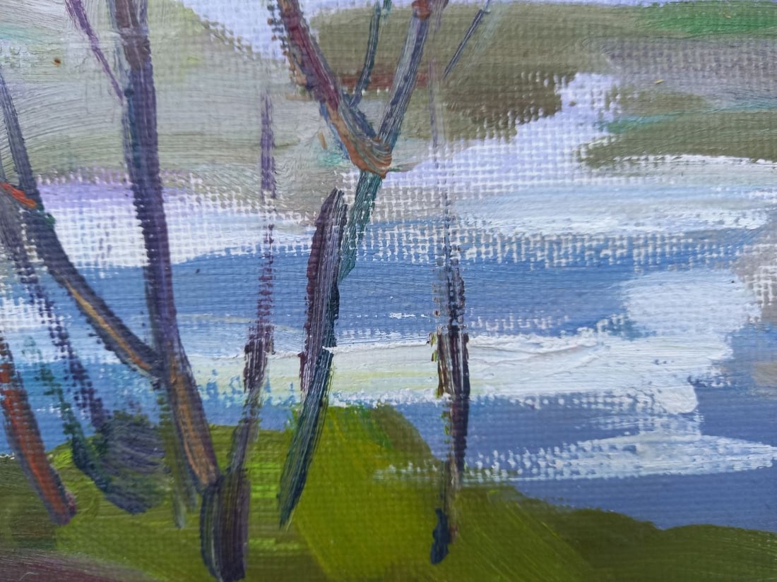 Oil painting Tysa. Kontrajur Alex Ditriev - 2