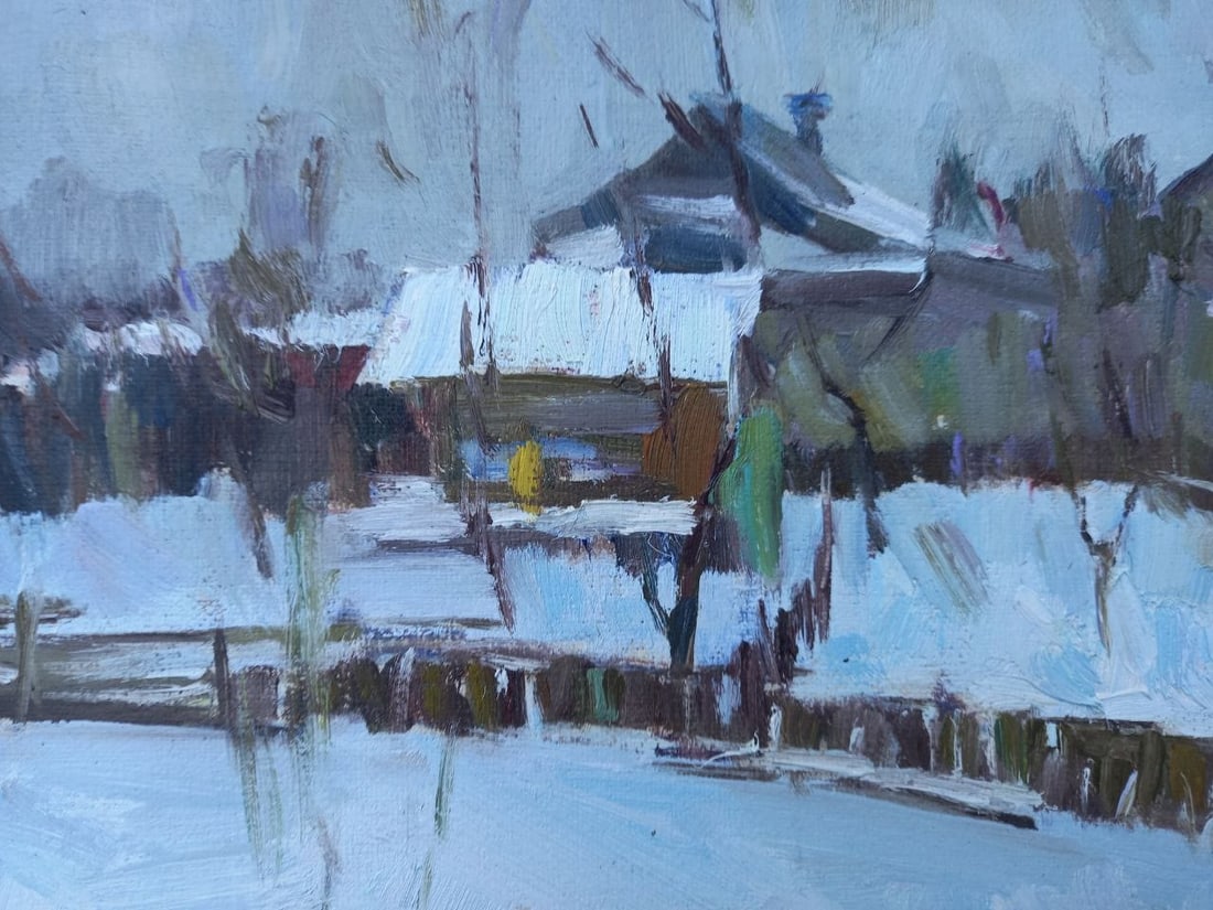 Oil painting In the garden Alex Ditriev - 5