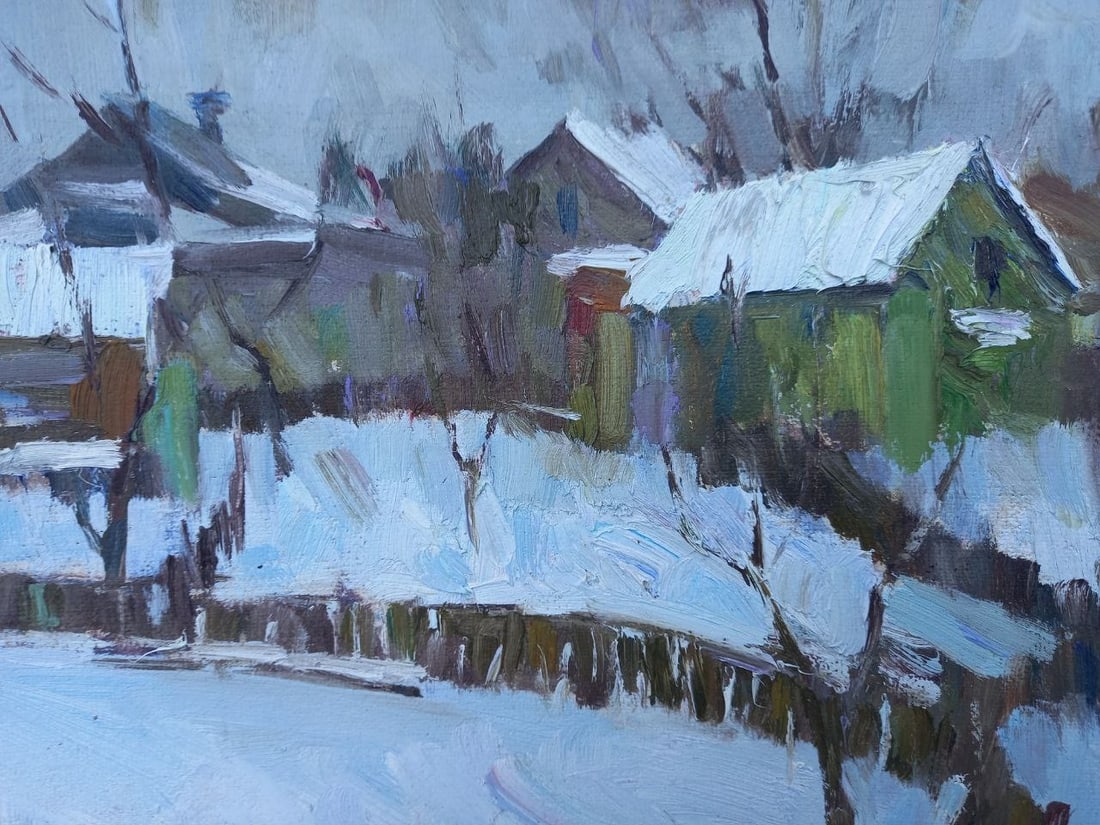 Oil painting In the garden Alex Ditriev - 6