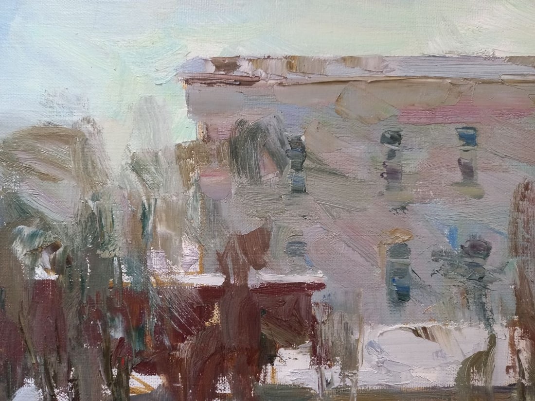 Oil painting Silver morning Alex Ditriev - 4