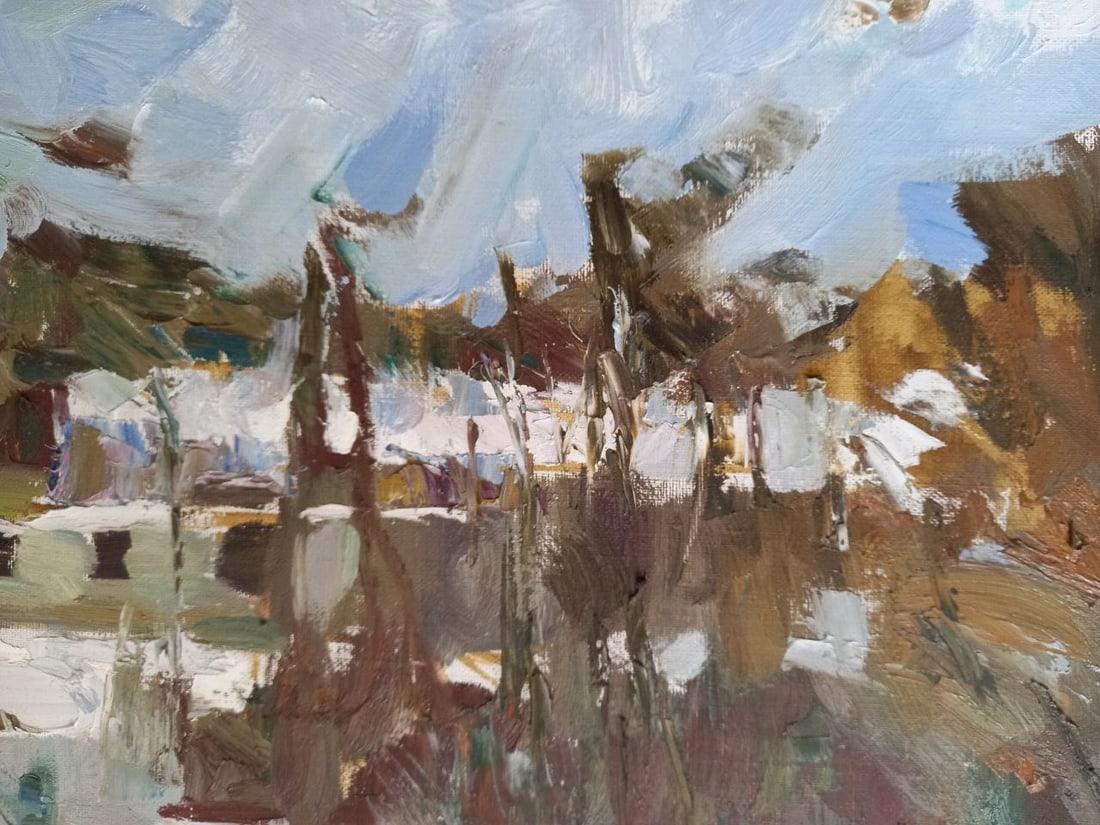 Oil painting Silver morning Alex Ditriev - 6