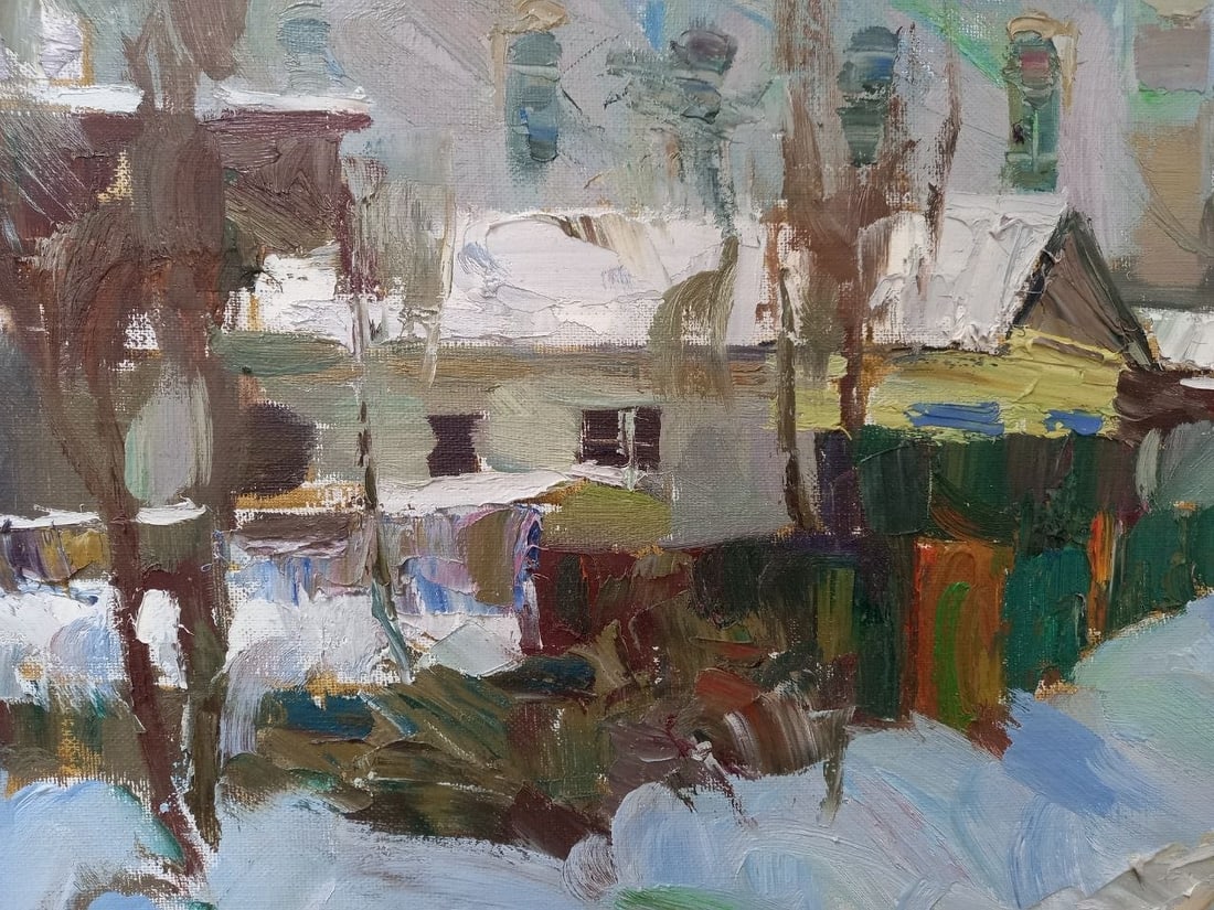 Oil painting Silver morning Alex Ditriev - 7