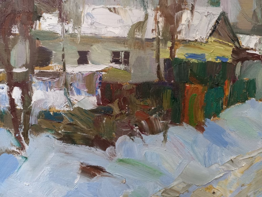 Oil painting Silver morning Alex Ditriev - 8