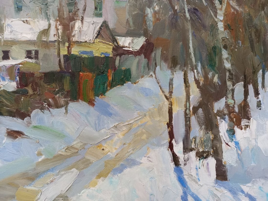 Oil painting Silver morning Alex Ditriev - 9