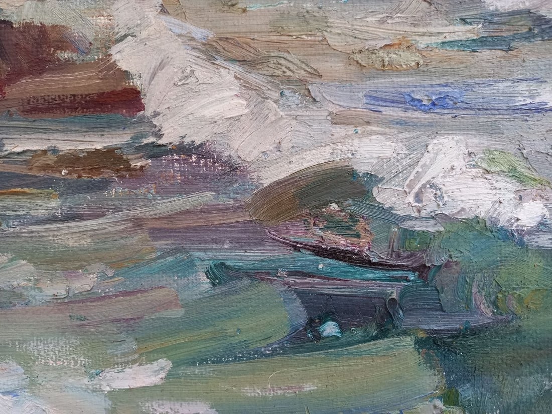 Oil painting Cloudy Dzhangul Alex Ditriev - 4