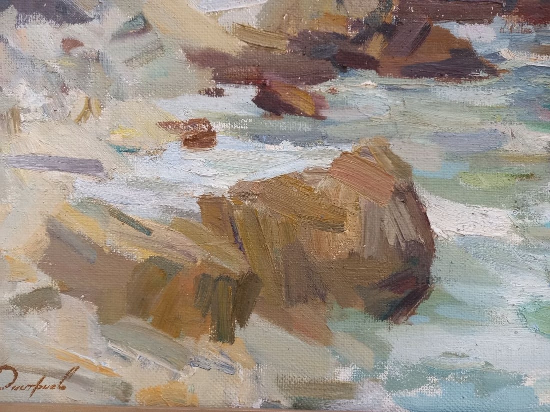 Oil painting Cloudy Dzhangul Alex Ditriev - 9