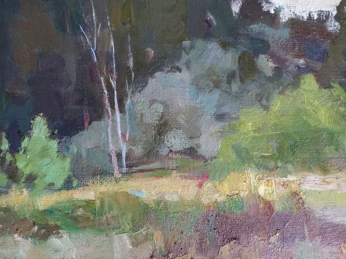 Oil painting outskirts Alex Ditriev - 3