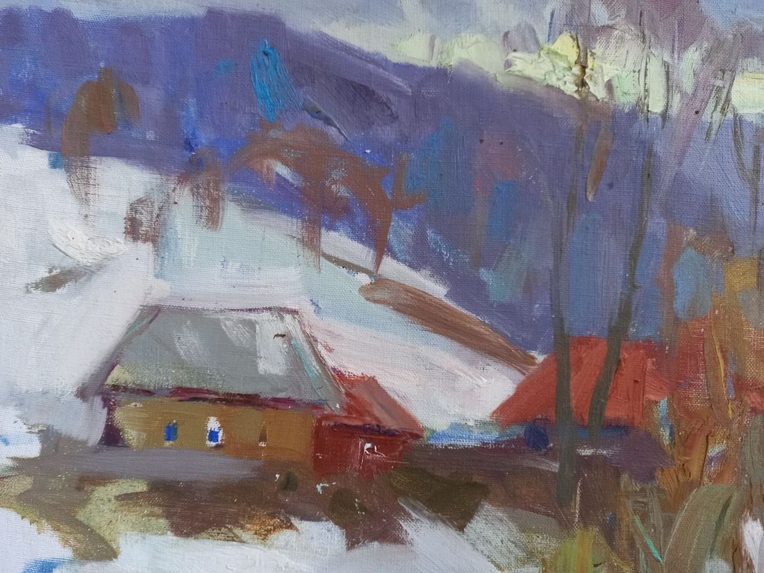 Oil painting Carpathian decor Alex Ditriev - 2