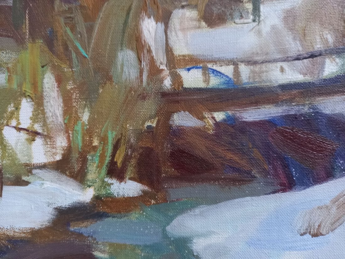 Oil painting Carpathian decor Alex Ditriev - 3