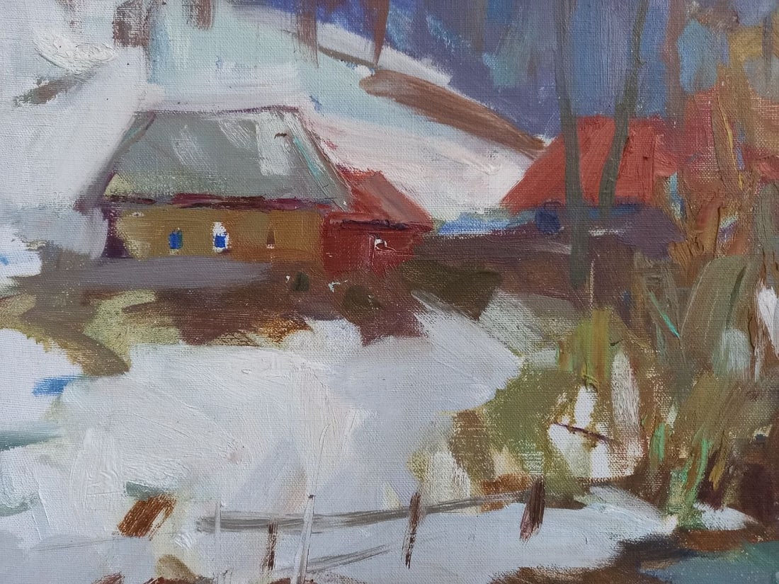 Oil painting Carpathian decor Alex Ditriev - 5