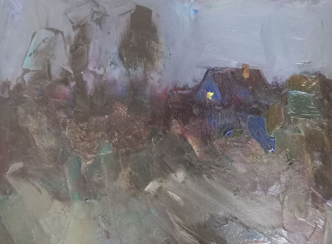 Oil painting Dinner Alex Ditriev - 4