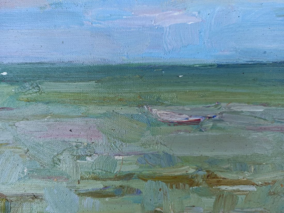 Oil painting Coast of Azov Alex Ditriev - 2