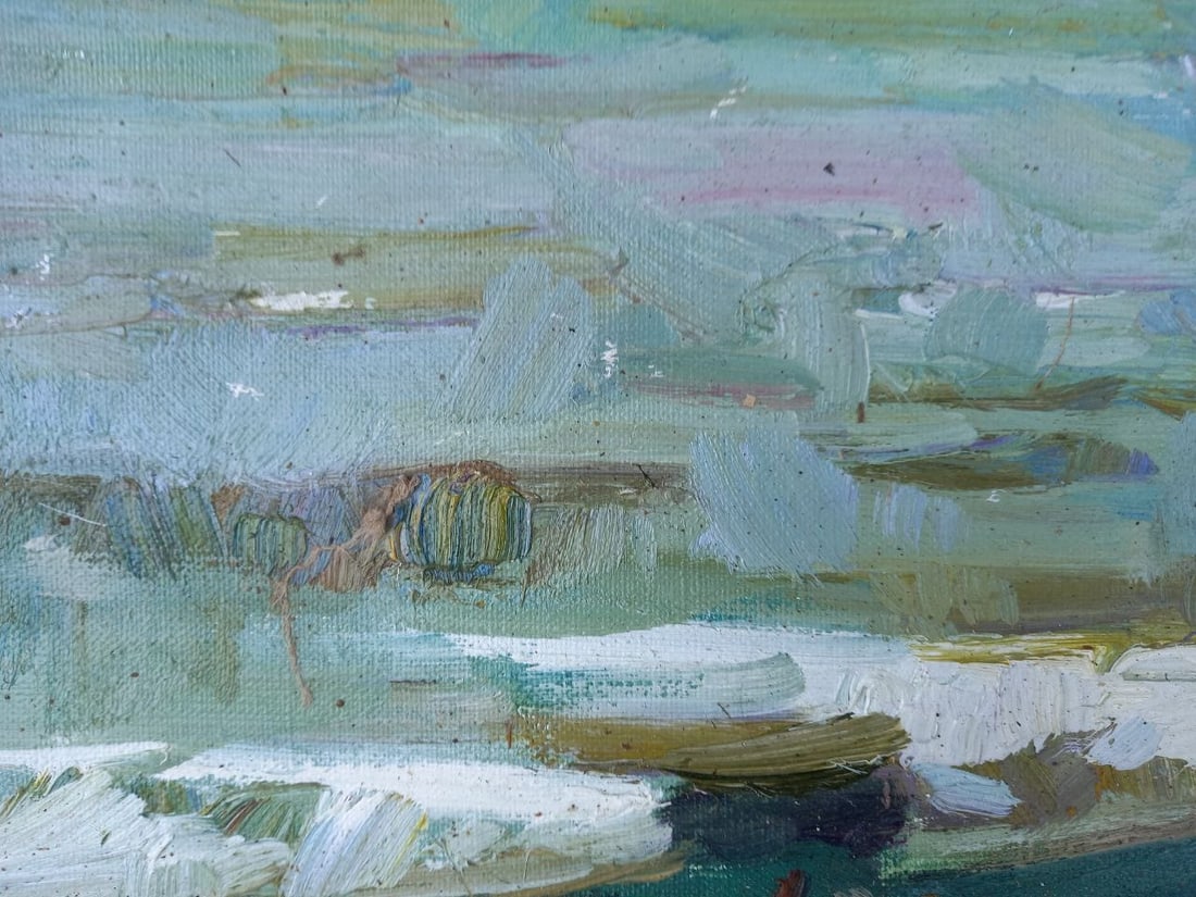 Oil painting Coast of Azov Alex Ditriev - 3