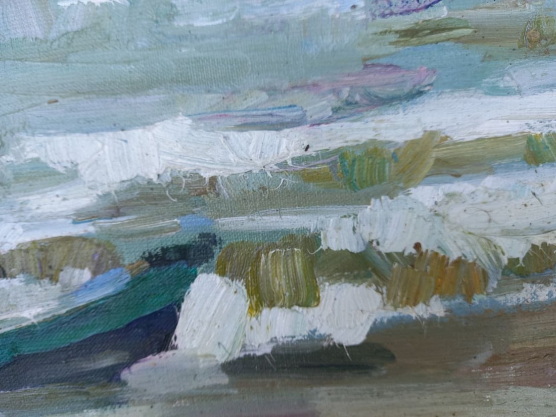 Oil painting Coast of Azov Alex Ditriev - 4