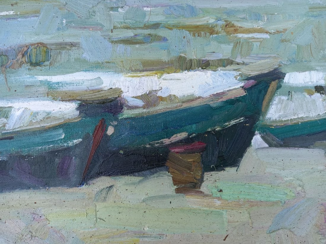 Oil painting Coast of Azov Alex Ditriev - 6