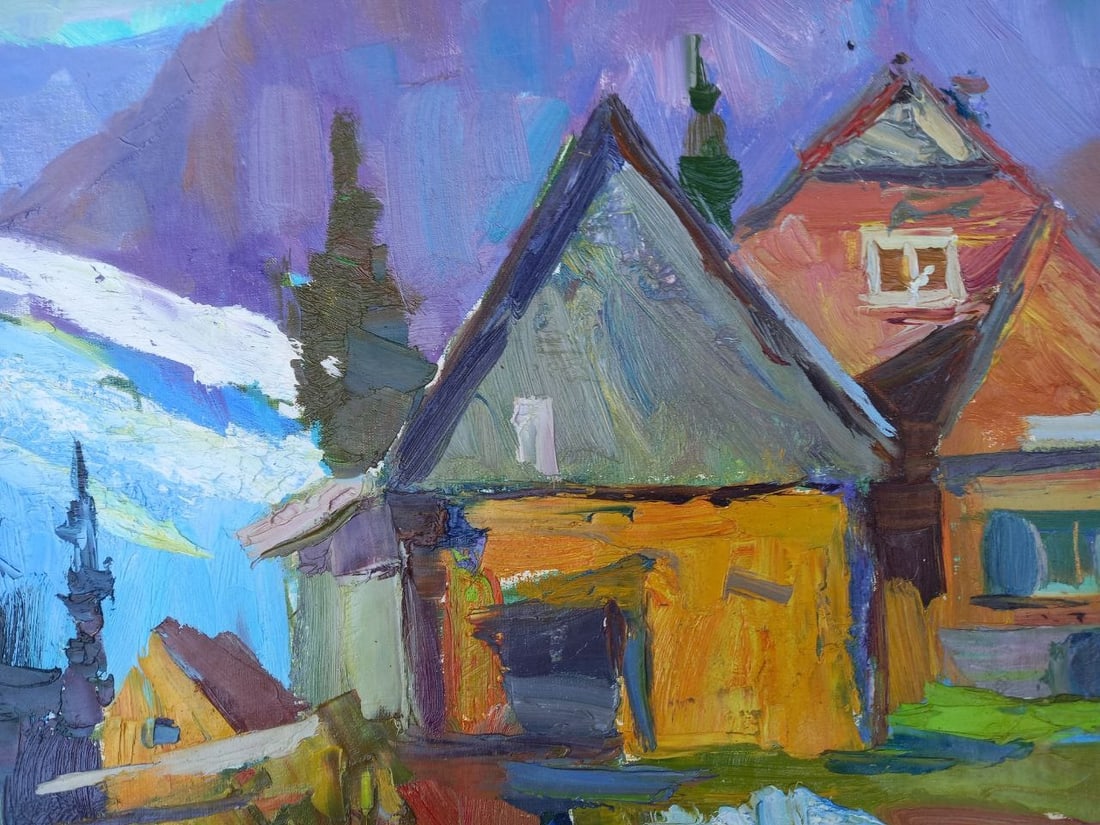 Oil painting Carpathian corner Alex Ditriev - 7